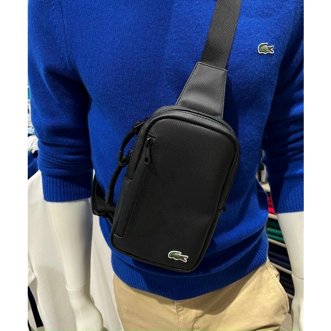 Túi đeo chéo ❤LACOSTE BAG FULL TÚI VẢI L.C