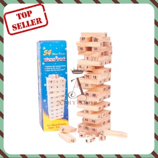 BỘ TRÒ CHƠI RÚT GỖ HỘP LỚN HOẶC NHỎ, toy cho trẻ em bé 2 loại kích cỡ, Wiss Toy Wood Choice, game quán cafe gia đình