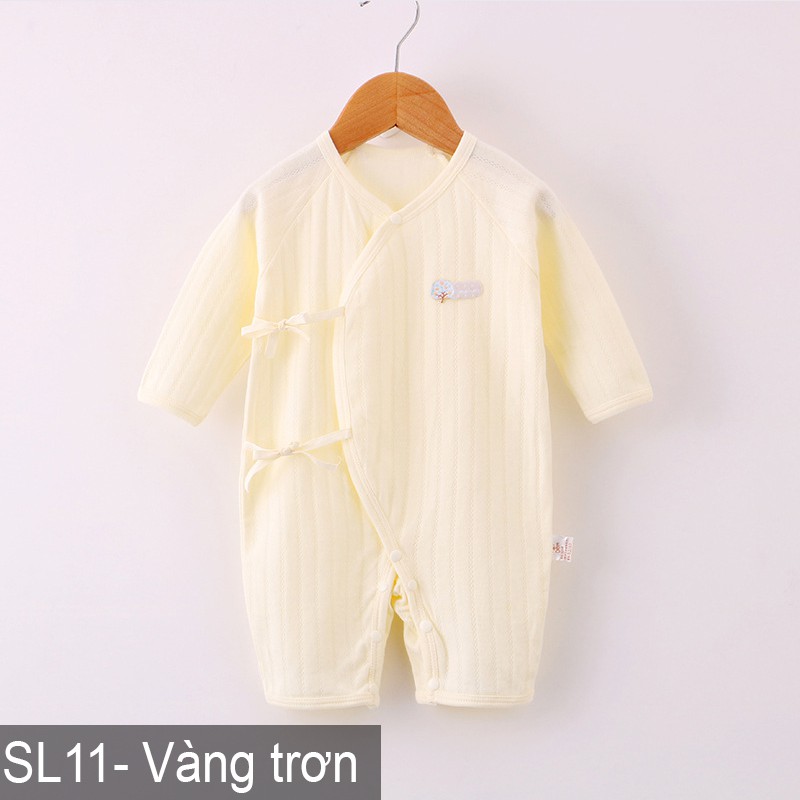Bodysuit Body cotton dài tay cho bé trai bé gái Hàng Quảng châu xuất Nhật SL11