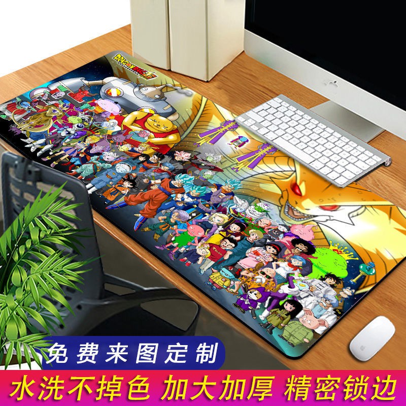 Tấm Lót Chuột Bàn Dày Chống Trượt Cỡ Lớn In Hình anime dragon ball Cho Học Sinh