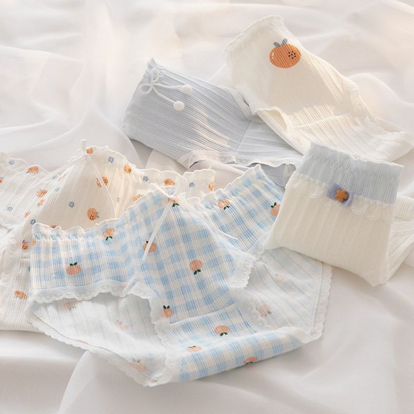 Quần lót nữ cotton cao cấp, quần chíp siêu xinh co giãn 4 chiều kháng khuẩn tôn dáng  Bellar_bra L135