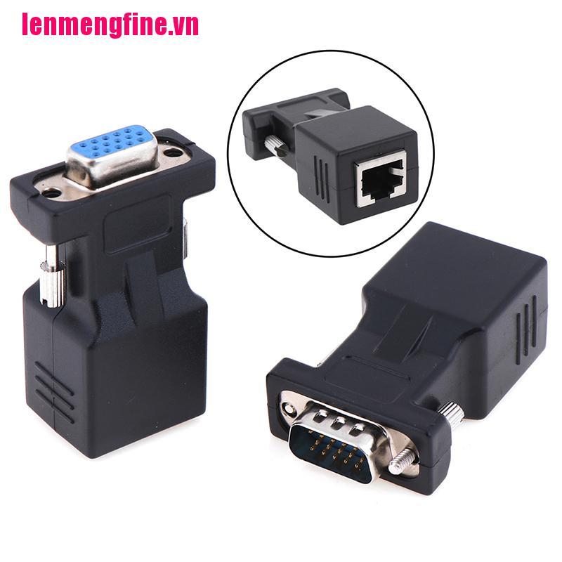 Đầu Chuyển Đổi Từ Cổng Vga Sang Rj45 15pin