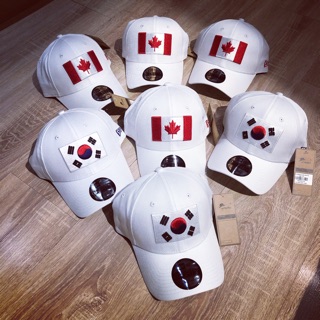 Nón Newera cờ Korea+Canada Nhập Auth xịn