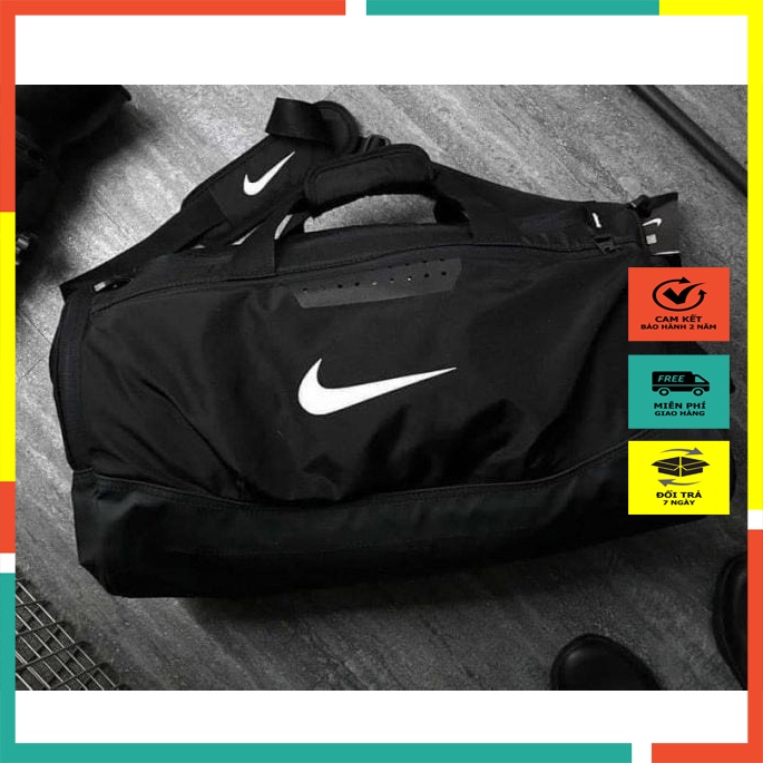 Túi trống du lịch thể thao Nike, thích hợp cả đi Gym, có ngăn giày riêng, đáy chống thấm nước, bảo hành 2 năm