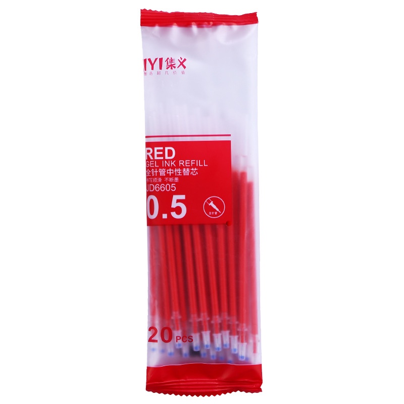 Ngòi bút gel mực đen xanh đỏ 13cm viết trơn nhiều màu phụ kiện văn phòng phẩm VP11