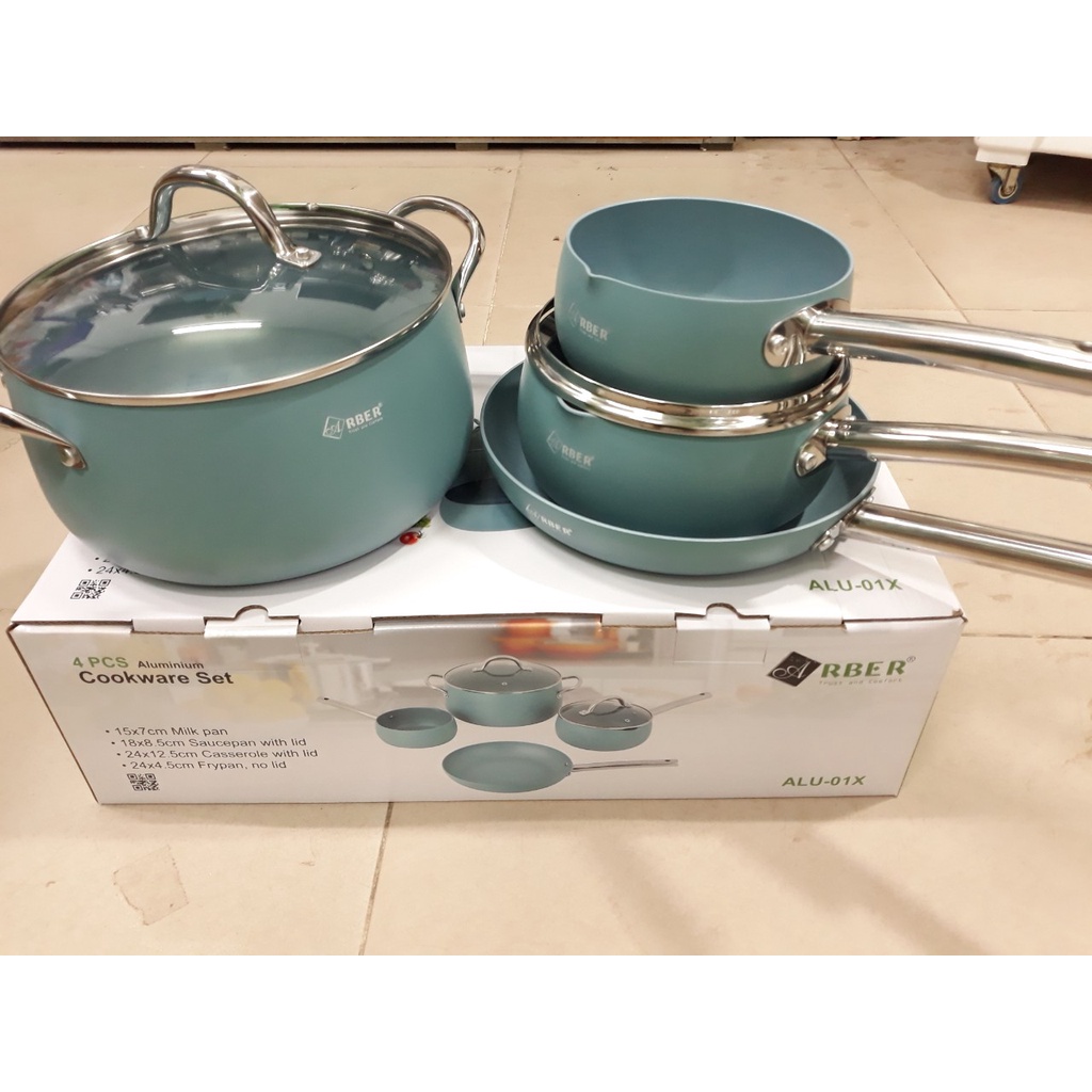 Bộ nồi 4 món Arber Aluminium-01X
