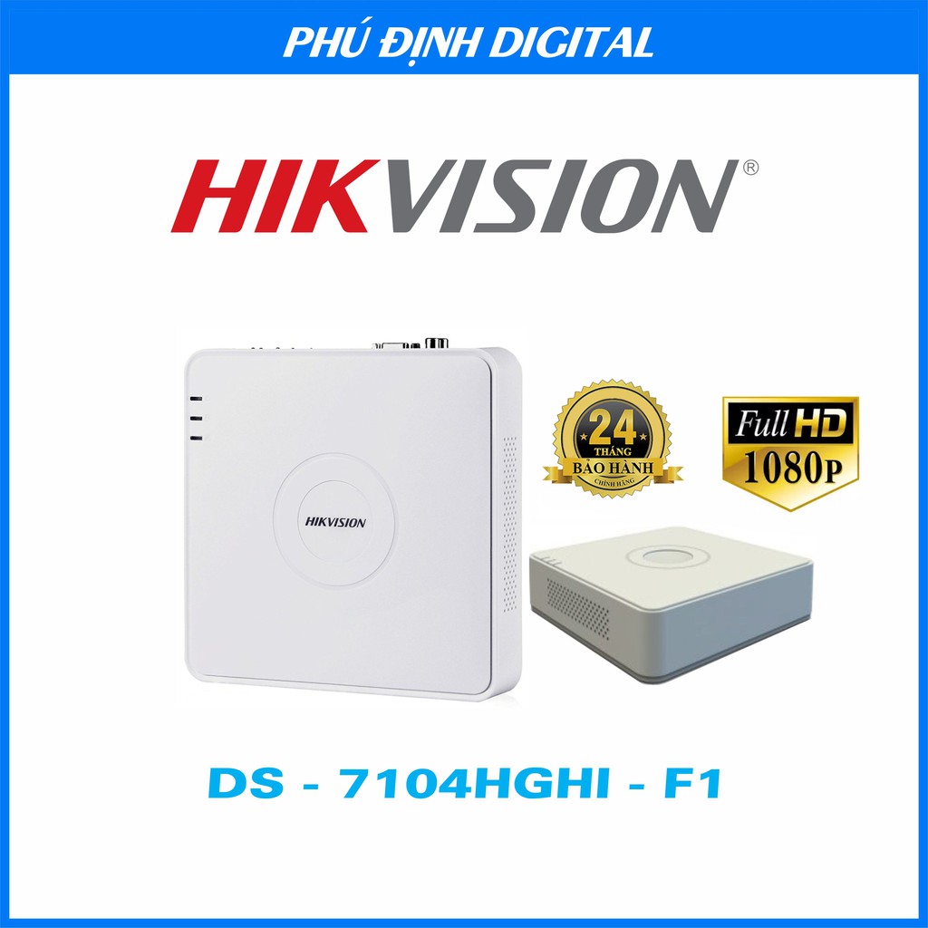 Đầu Ghi Camera Hikvision Cổng xuất hình ảnh HDMI & VGA 1080P chính hãng bảo hành 24 tháng | BigBuy360 - bigbuy360.vn
