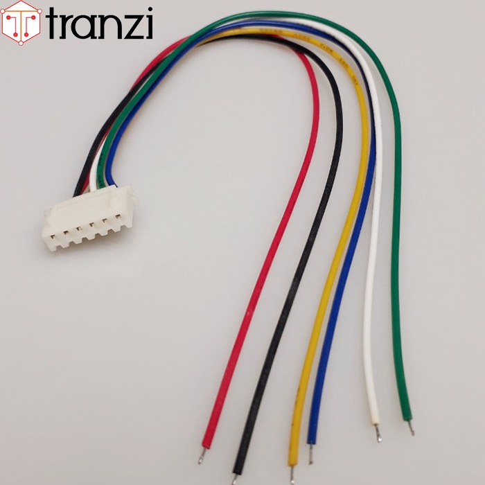 Dây cắm header 2.54mm XH2.54 6P 22AWG 20cm 1 đầu bấm - túi 5 cái