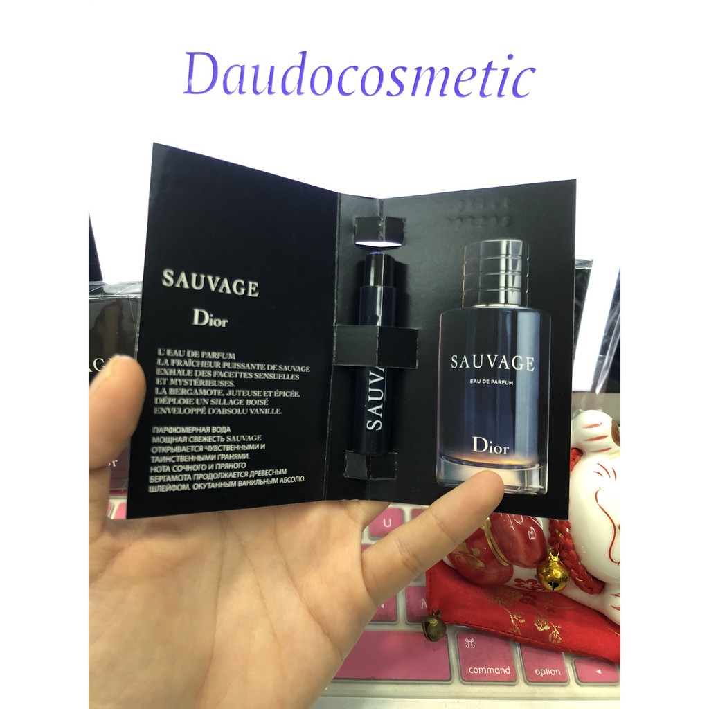 [ vial ] Nước hoa nam Dior Sauvage EDT EDP Parfum 1ml | BigBuy360 - bigbuy360.vn