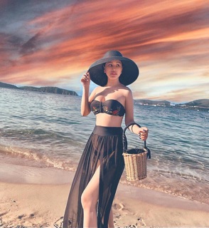 (chinh hang) [HÀNG CHUẨN] Set bikini váy ren cao cấp
