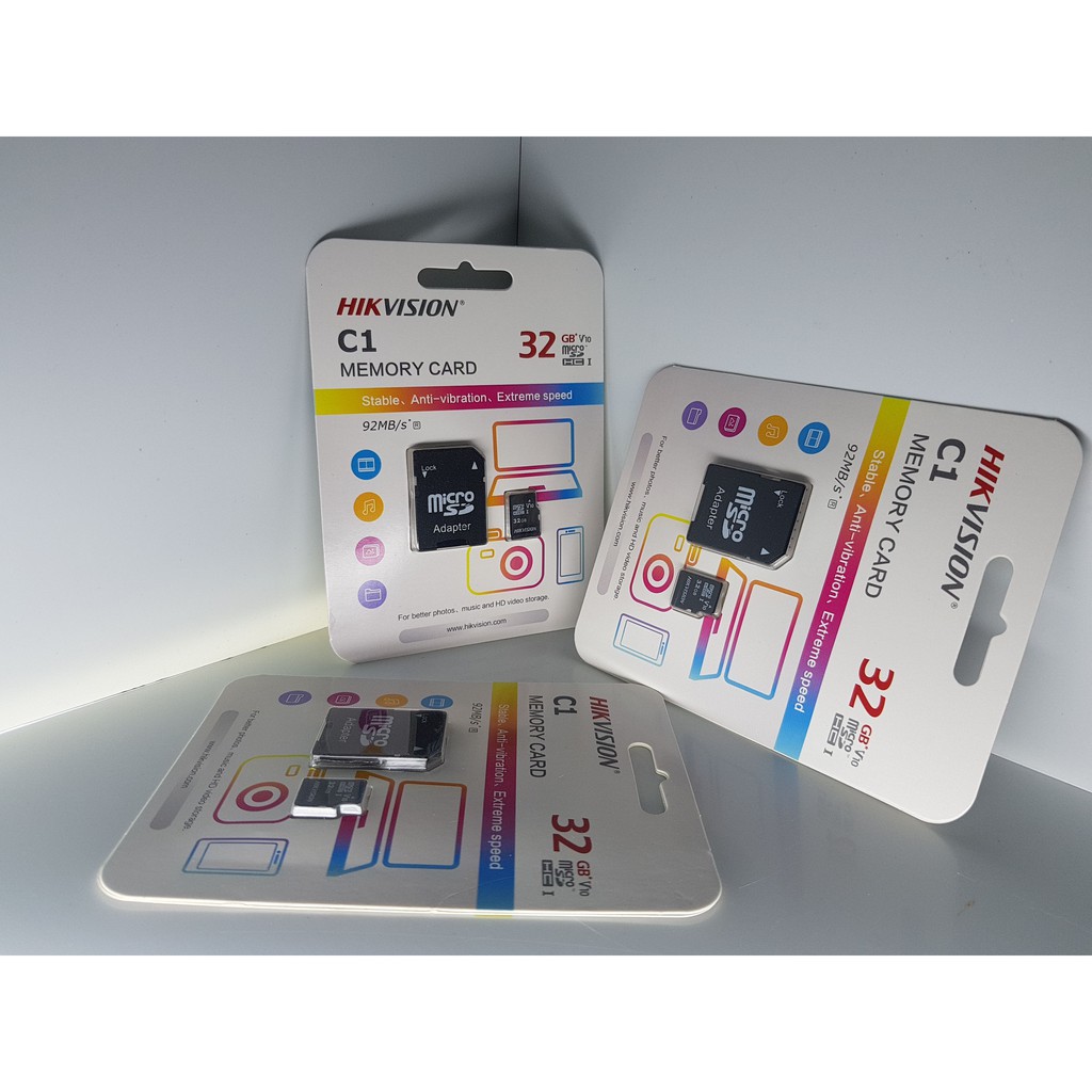 Thẻ Nhớ Camera Micro SD Hikvision 32Gb/64gb/128gb Class 10 - Bảo Hành 2 Năm -Hàng Chính Hãng Chuyên Dụng Cho Camera | BigBuy360 - bigbuy360.vn