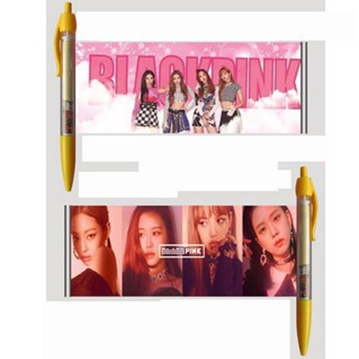 Bút kéo Blackpink Lisa Jisoo Jennie Rose thân hồng