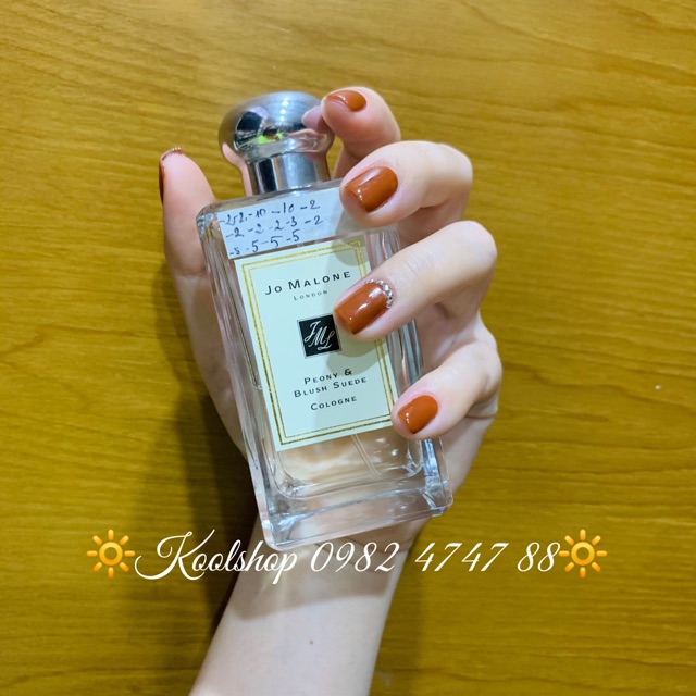 Gốc 42ml 🌸 NƯỚC HOA PEONY AND BLUSH SUEDE NỮ CỦA HÃNG JO MALONE 🌸