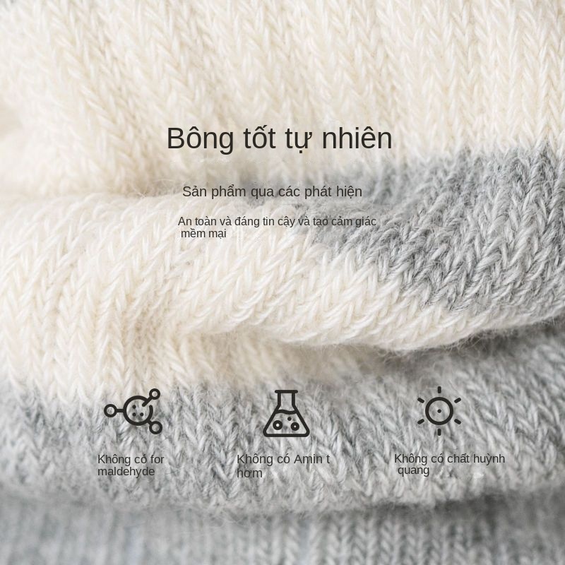 Vớ Dày Giữ Ấm Chống Trượt In Chữ Đơn Giản Thời Trang Thu Đông Dành Cho Trẻ Em