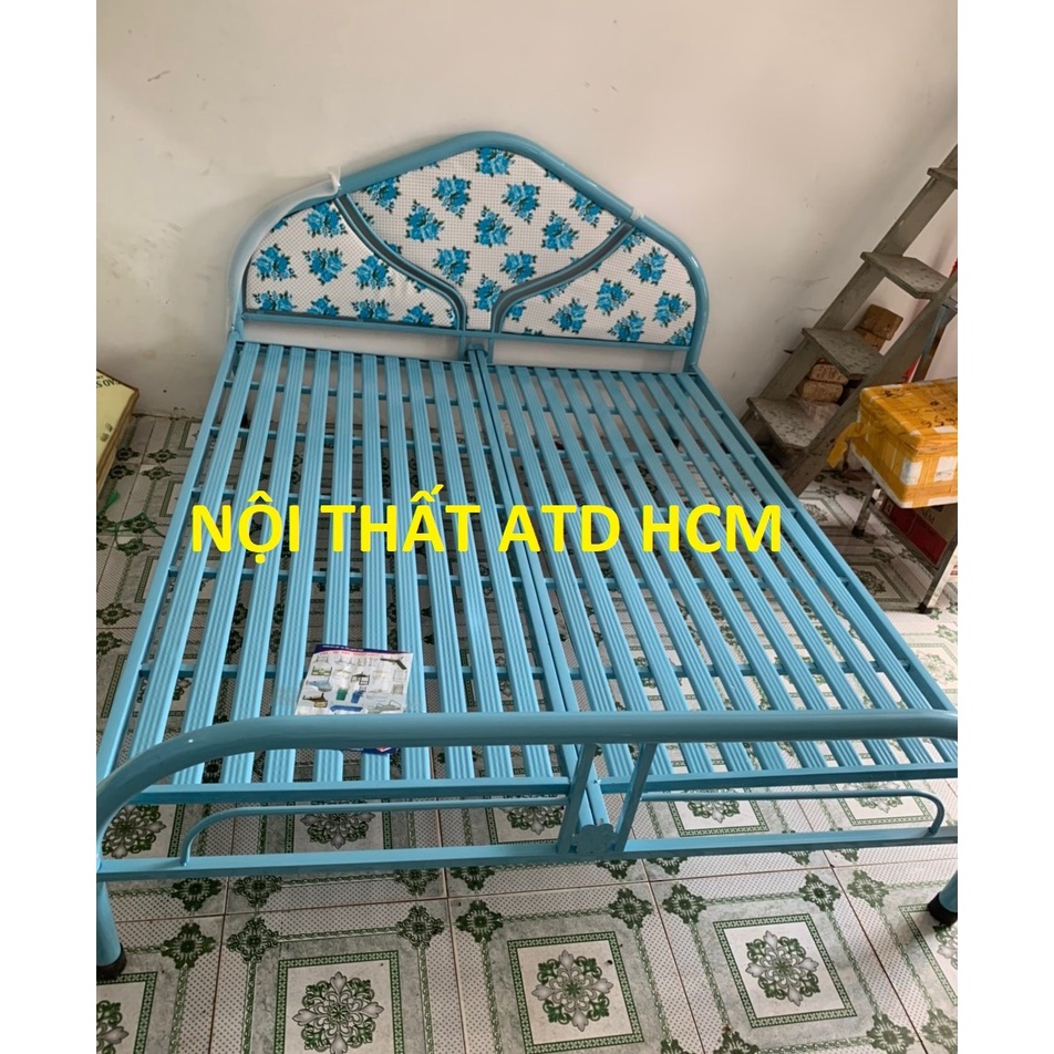 Giường sắt giá rẻ loại 1 đủ kích thước chịu lực cao - giường sắt 80cm,1m,1m2,1m4 1m6 1m8 giá rẻ hcm bình dương.