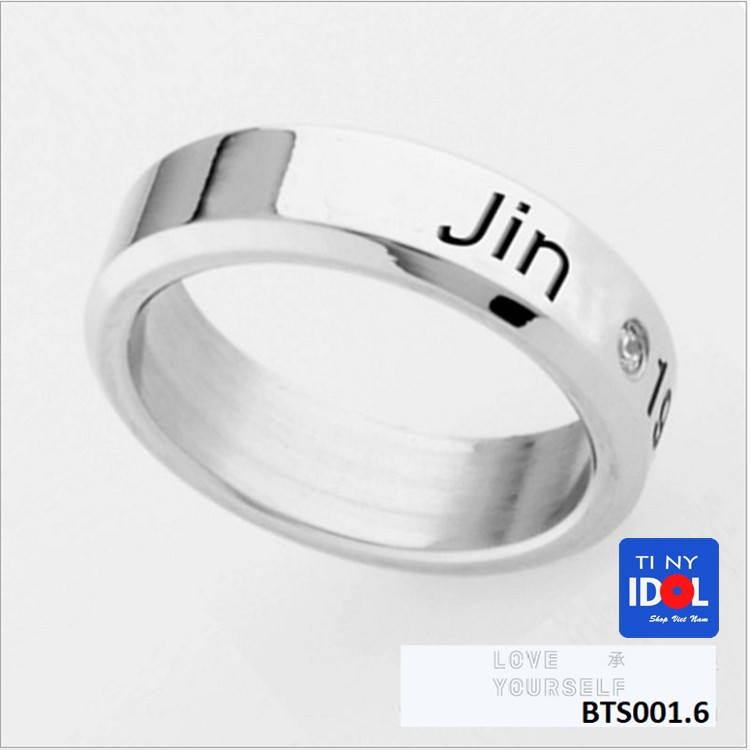 Nhẫn Jin BTS Nam Nữ Đẹp Giá Rẻ