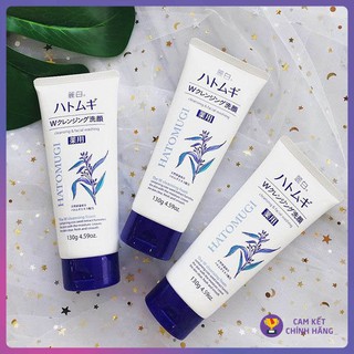 [HÀNG XÁCH TAY] Sữa Rửa Mặt HATOMUGI Reihaku Hạt Ý Dĩ Nội Địa Nhật Bản - Tuýp 130g