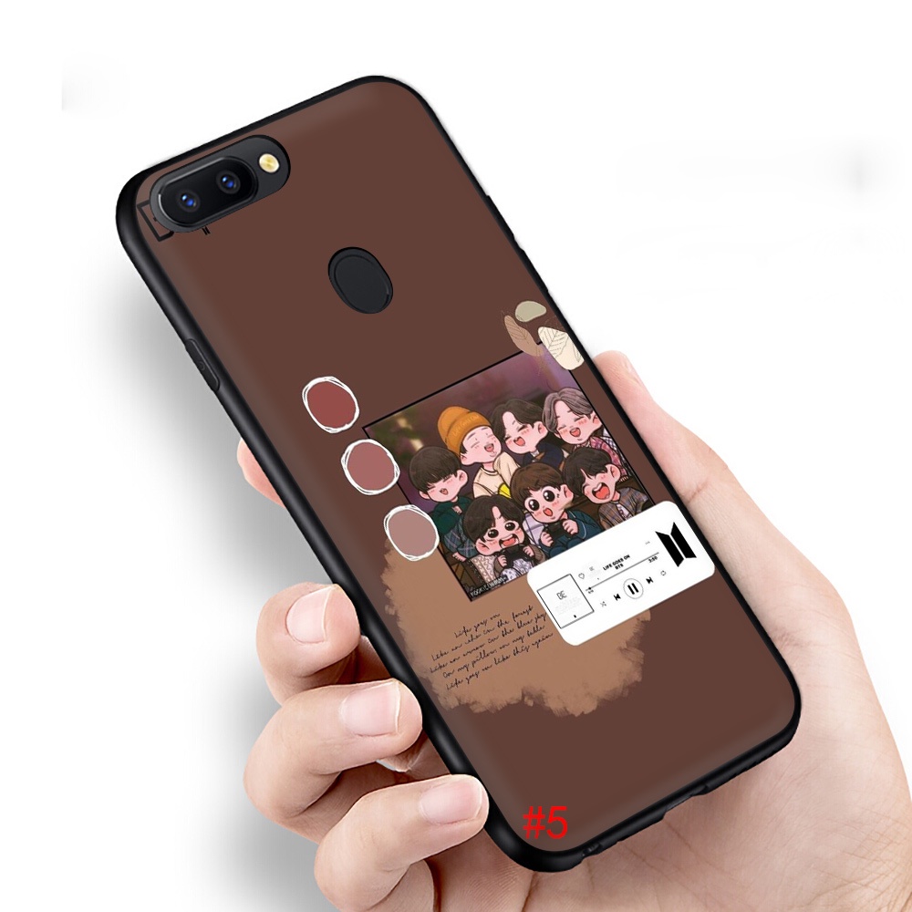 Ốp điện thoại silicon TPU mềm hình BT21 LL10 cho OPPO A3S A5S A39 A57 A59 F1S A83 A1 A37 A12 A15 A52 A72 A92 A15S A12S A5 A7 2018