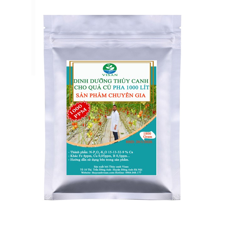 Dung dịch thủy canh 1000 LÍT 1000 PPM