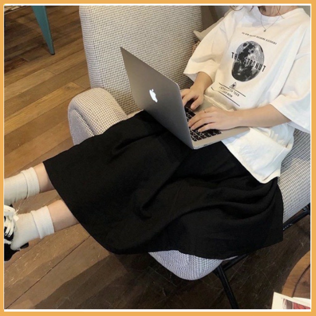 Chân váy đũi xòe hàn quốc ullzzang cạp cao túi xẻ tiểu thư siêu xinh – CV009 | BigBuy360 - bigbuy360.vn