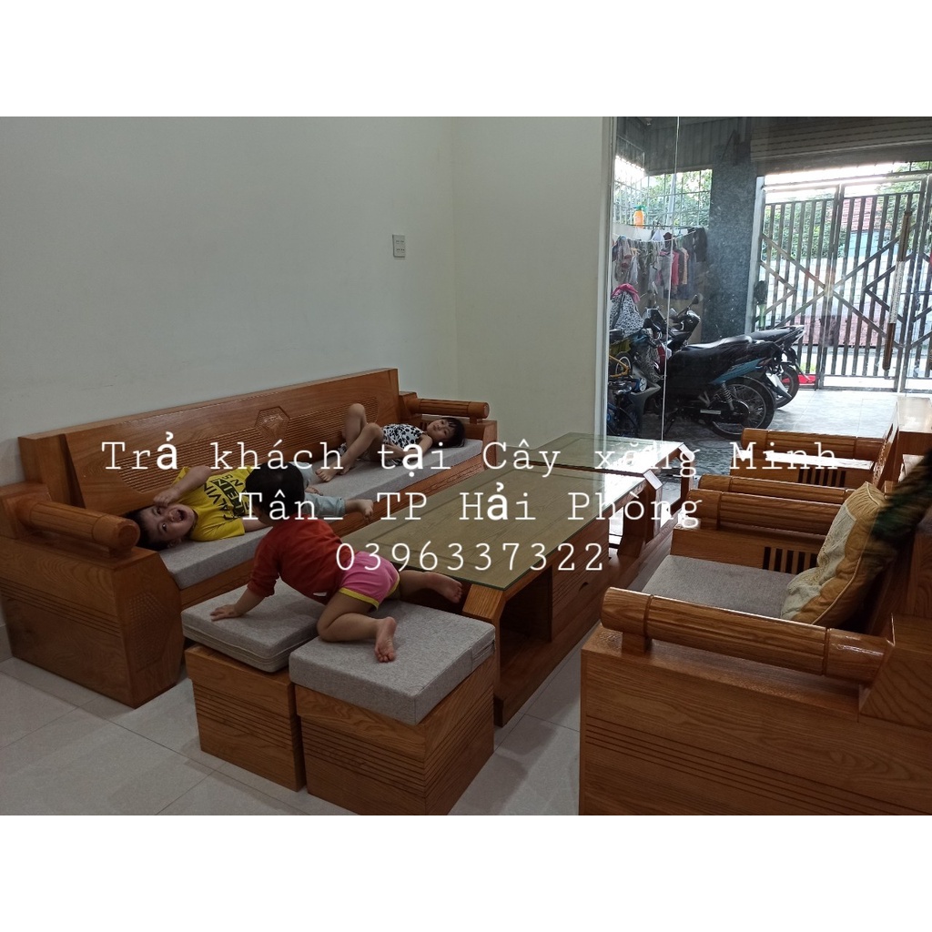 Bàn ghế phòng khách cao cấp Kim Cương Đối