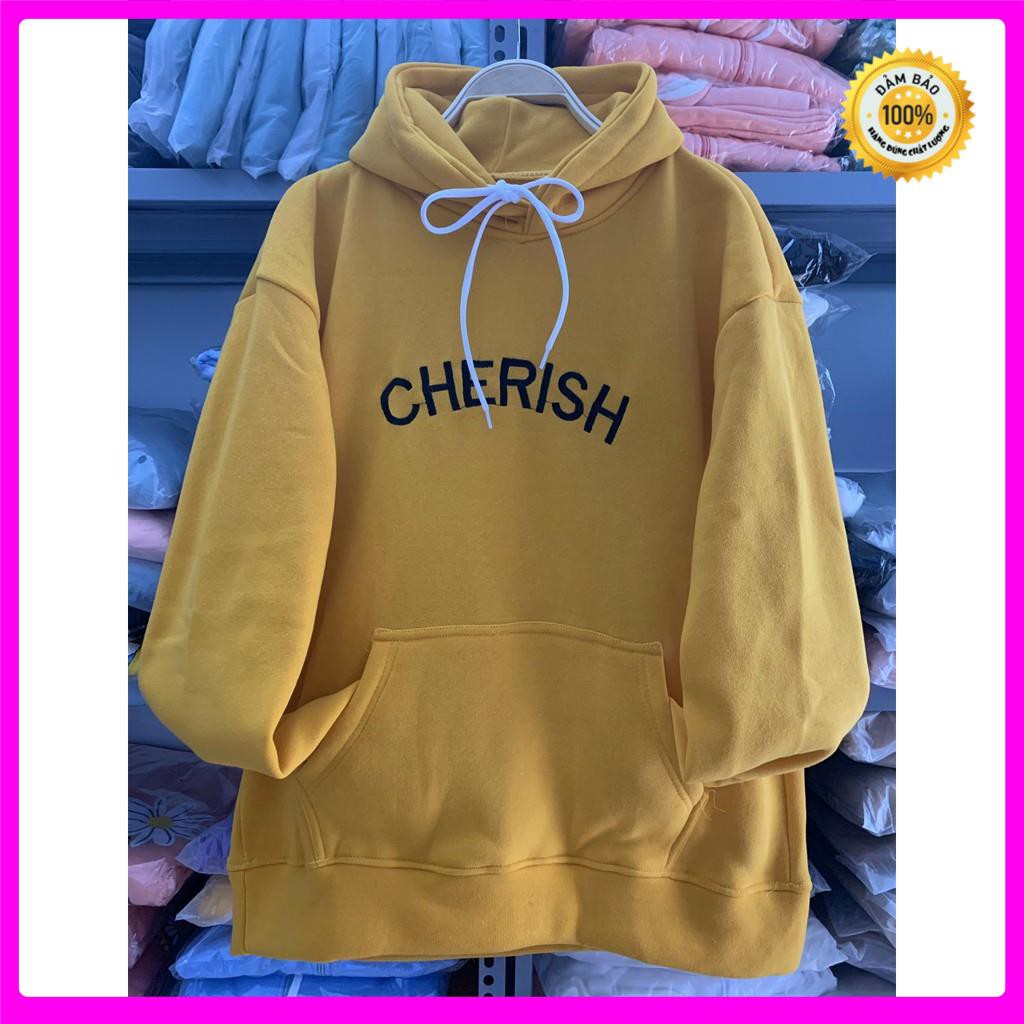 [Ảnh Thật] Áo Khoác Nữ Thêu Chữ CHERISH Thun Nỉ Ngoại Freesize 70kg AK99 [ ÁO KHOÁC NỮ _ ÁO KHOÁC NAM ] | BigBuy360 - bigbuy360.vn