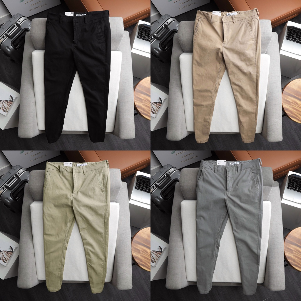 Quần dài nam ZARA 8 màu vải KAKI cao cấp ZARA JOIN LIFE - SIÊU PHẨM THỜI TRANG THU ĐÔNG 2024