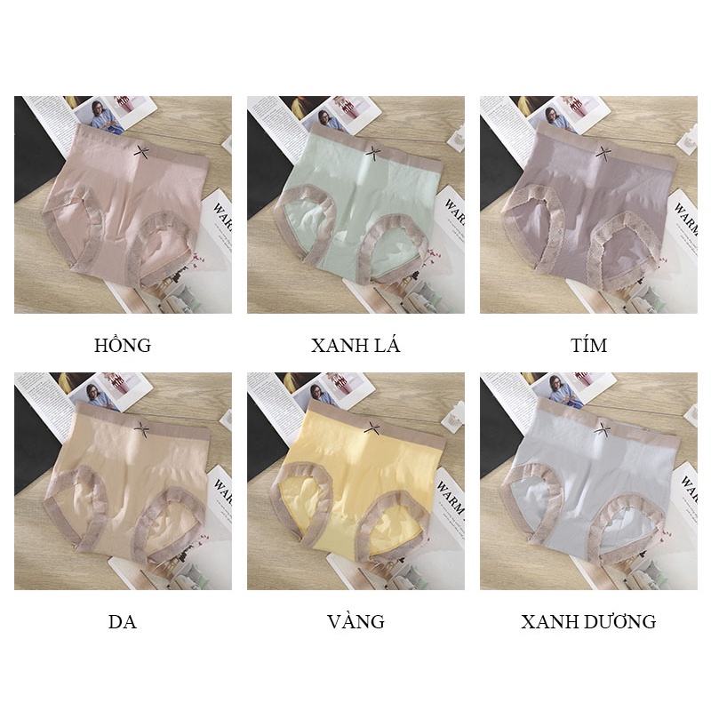 Quần lót nữ Cotton cạp cao kháng khuẩn dễ thương mềm mại LAVENUSA QL49