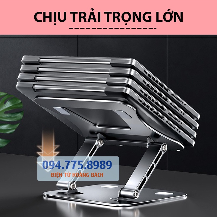 #LS515 - Giá đỡ laptop tablet bằng nhôm ErgoTek E515 - 11 - 17.3 Inch - Đế tản nhiệt nâng Lapop / Máy Tính Bảng