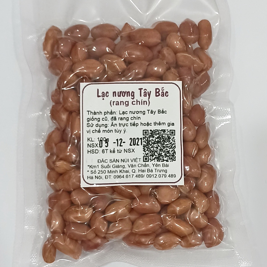 Lạc Rang / Đậu phộng rang chín / Lạc nương Tây Bắc rang sẵn