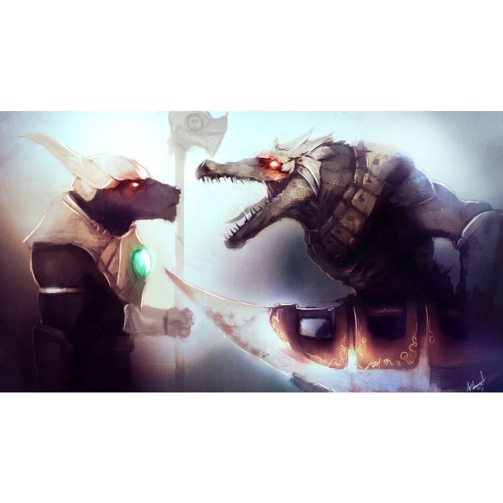Poster A3, A4, A5 dán tường League of Legends, decal trang trí có keo RENEKTON - Mẫu 2, nhận in theo yêu cầu