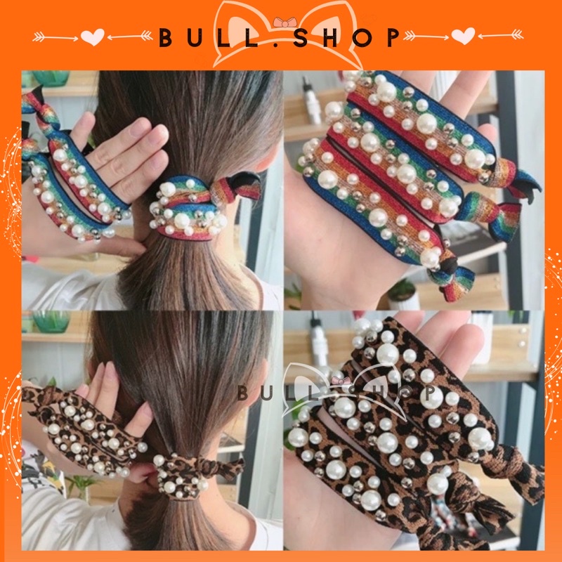 Dây thun buộc tóc đính hạt