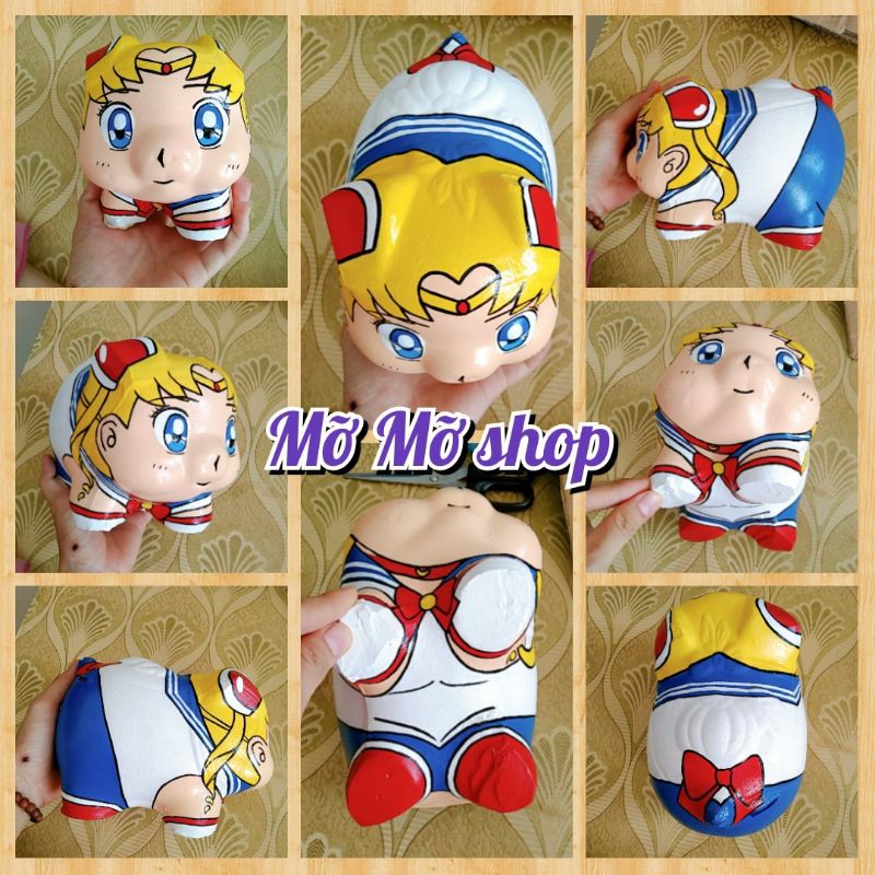 Heo đất Sailormon - heo đất handmade