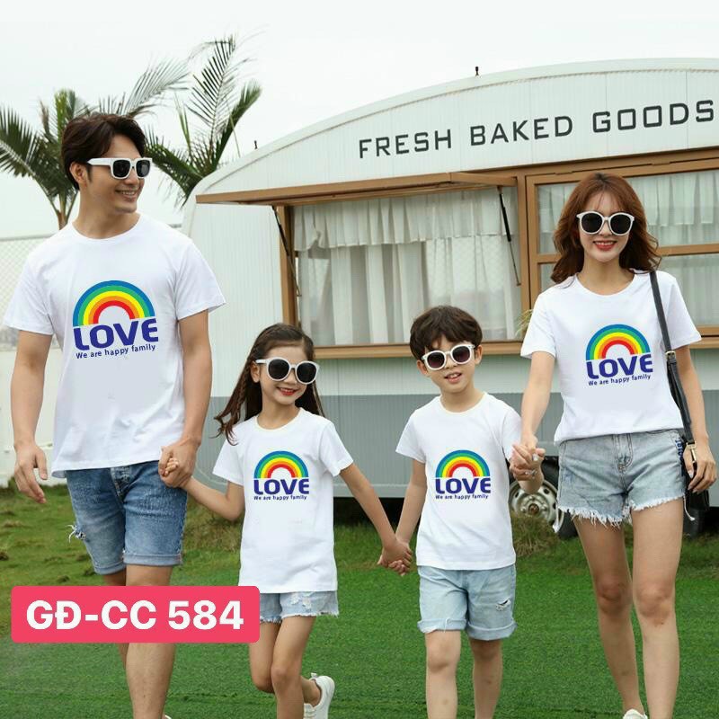 Áo gia đình ,áo nhóm đi biển giá sỉ , đủ màu , đủ size từ 8kg đến 100kg.