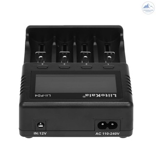 Thiết bị sạc pin thông minh liitokala lii-pd4 w/4 có màn hình lcd cho ni-mh ni-cd li