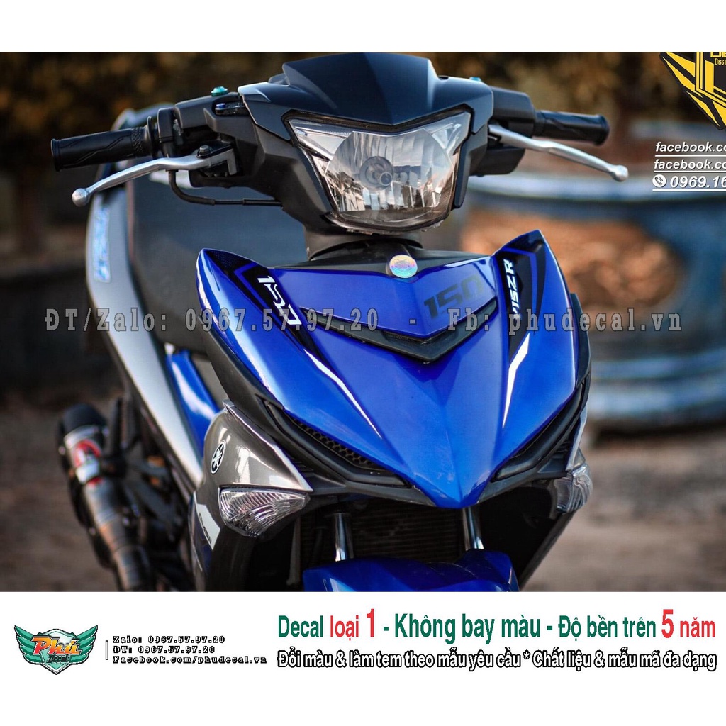 Tem rời xe Exciter 150 Y15ZR Xanh bạc Gp (A)