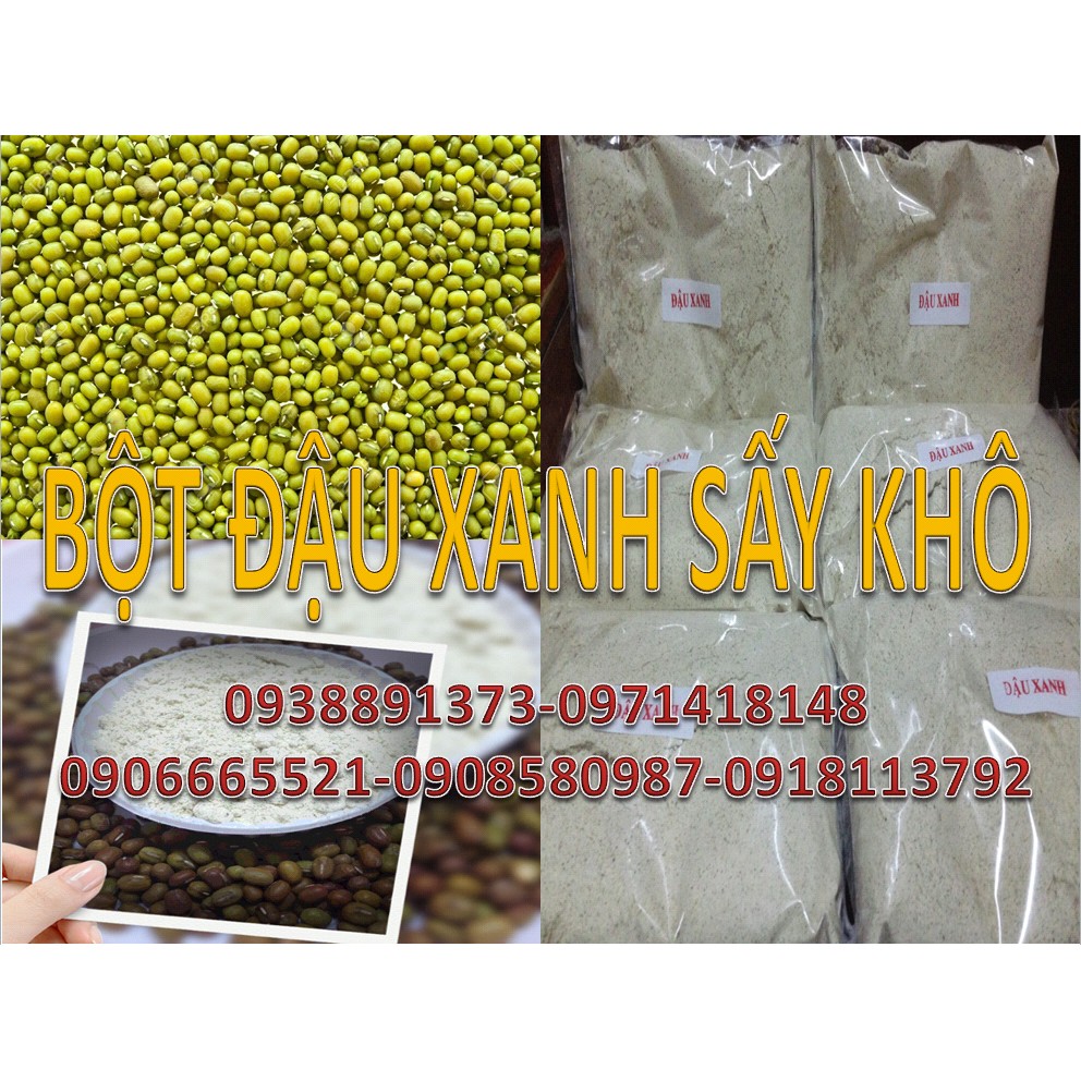 Bột Đậu Xanh nguyên chất (sấy khô)-250gr