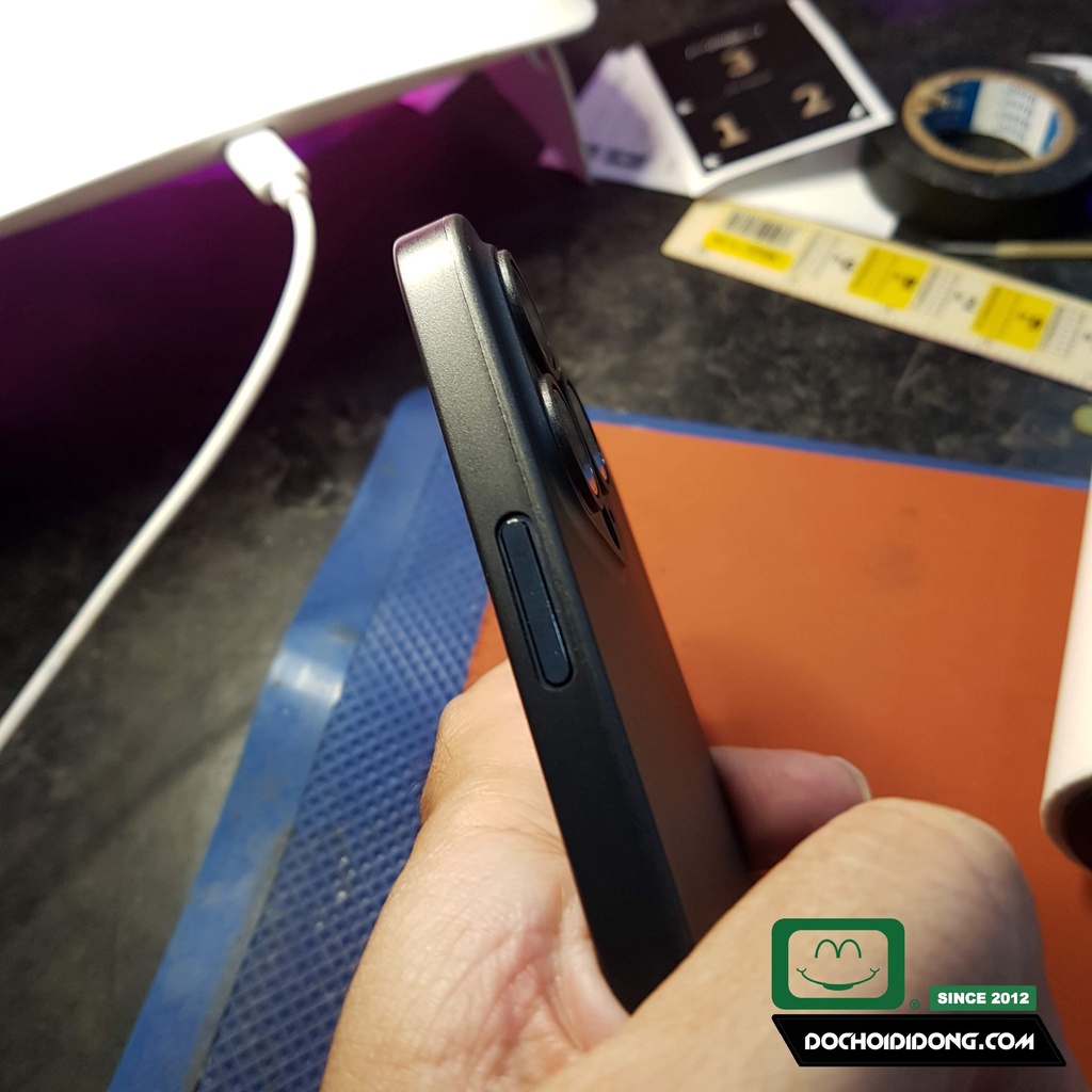 Ốp Lưng IPhone 13 Pro Max Mini Memumi Siêu Mỏng 0.3mm, Chống Bẩn, Trong Suốt