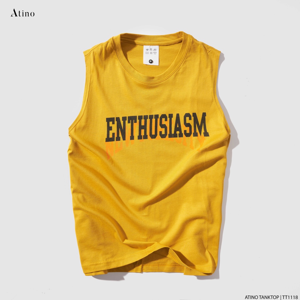 Áo Tank Top Nam ETHUSIAM ATINO Chất Cotton Thoáng Mát form Regular TT1118