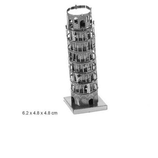 Đồ chơi lắp ghép mô hình 3D bằng thép tháp nghiêng Tower pisa 20 -DC2154(22)