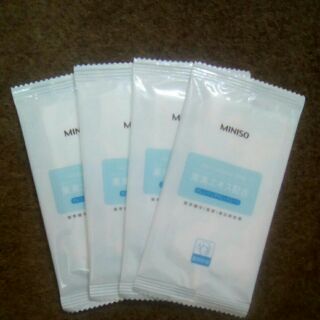 Khăn ướt tẩy trang Miniso combo 4 chiếc
