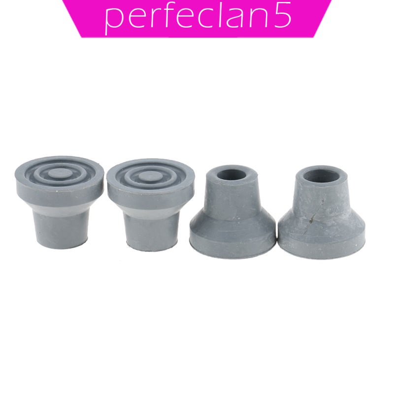 Set 4 đầu bịt gậy chống đi bộ chống trượt tiện dụng 13mm