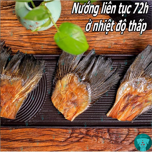 [GIÀU OMEGA 3, 6, 9]Snack Dinh Dưỡng Cho Thú Cưng JFamille, Đuôi Cá Hồi Nướng Vỉ, Bổ Sung Lecithin, Mượt Lông, Sáng Mắt.