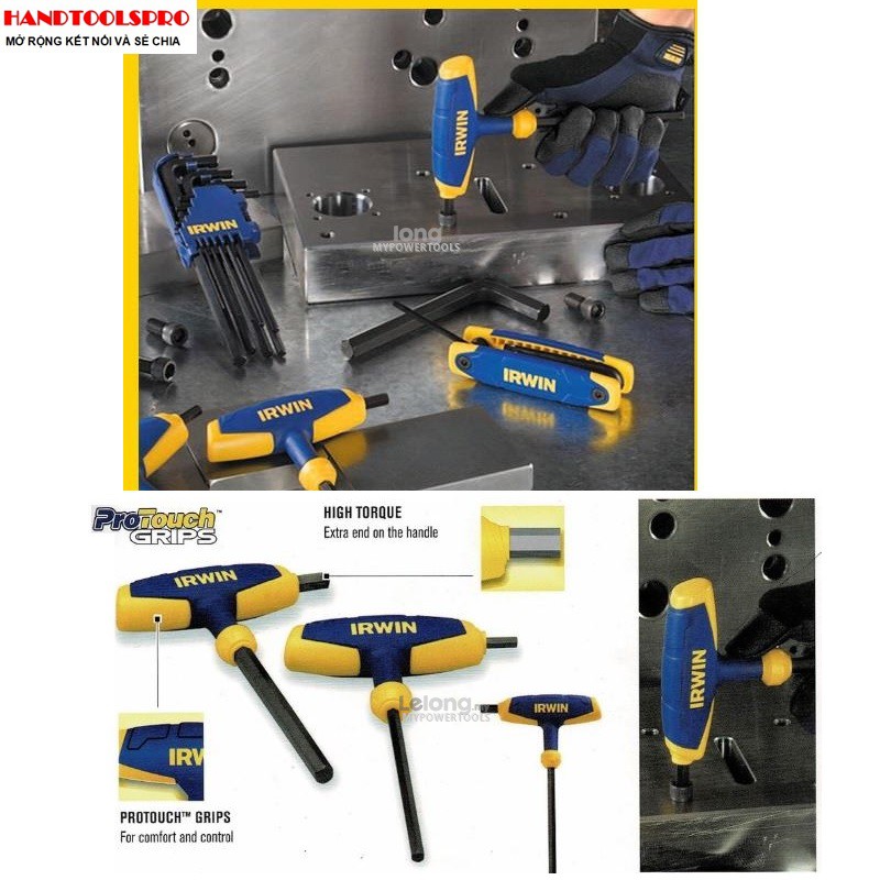 Bộ lục giác chữ T 8 chi tiết IRWIN t9097009