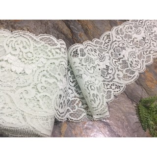 Ren đai cao cấp RD002 bản 10cm xanh bạc hà dùng may váy đầm thời trang, váy cưới, làm đồ decor trang trí, đồ lót