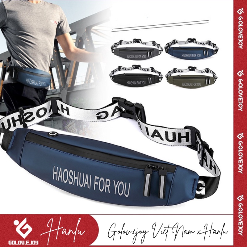 Túi đeo hông chạy bộ nam nữ unisex Haoshuai For You G17