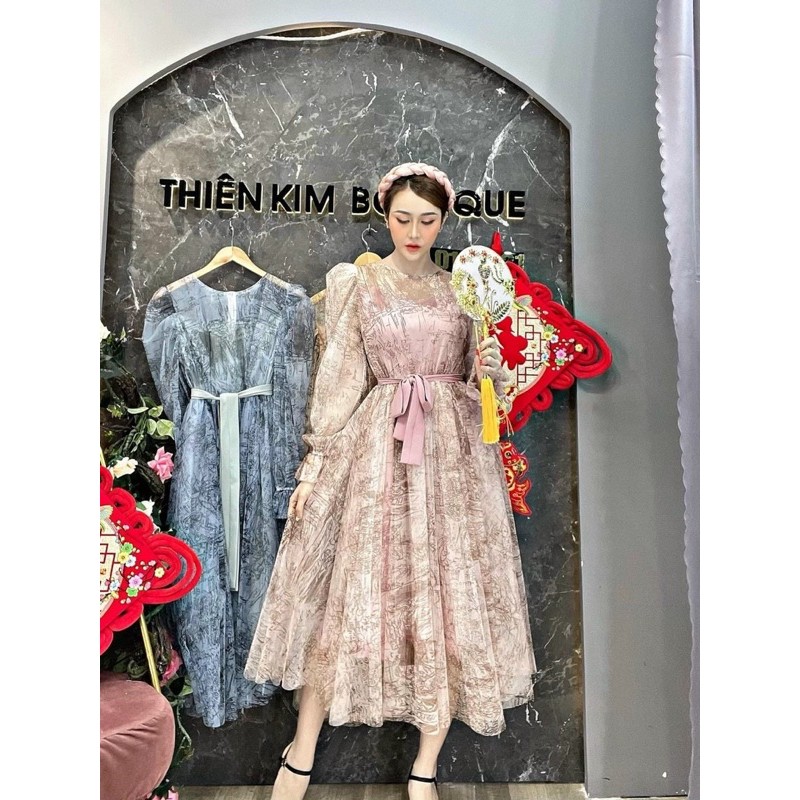 đầm maxi hoạ tiết cao cấp bigsize 55kg-90kg✅✅