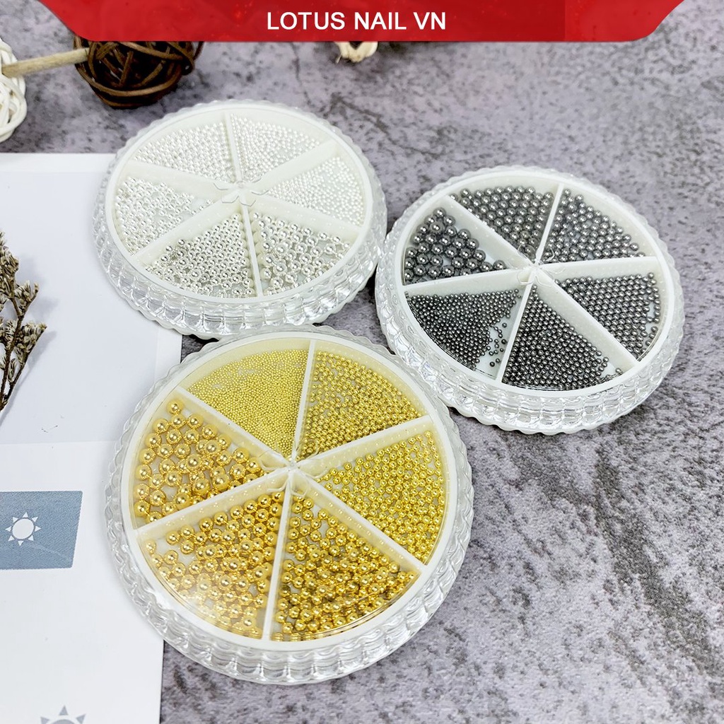 Bi nail, bi gắn móng khay tròn mix đủ size
