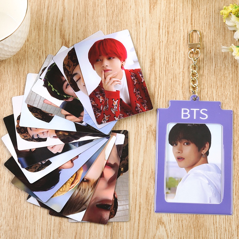 Vỏ Đựng Ảnh Kèm Móc Khóa In Hình Kpop BTS Bangtan Boys Album Dicon D101