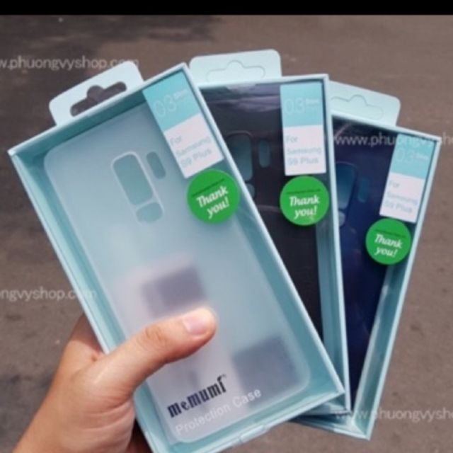 Ốp Lưng memumi lụa Siêu Mỏng 0.3mm Memumi Dành Cho galaxy S9
